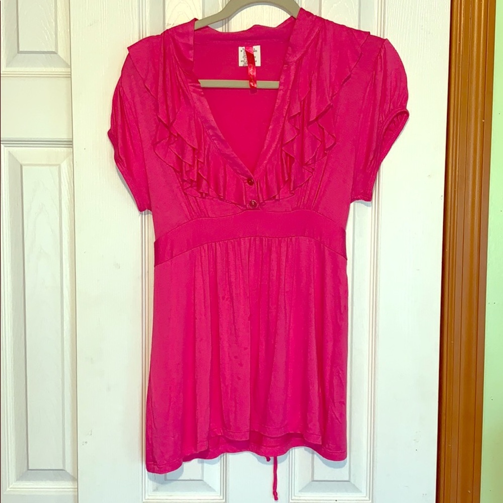Pink blouse size xl in juniors